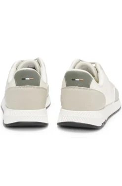Lowtop Sneakers mit strukturiertem Obermaterial