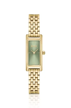 Lucy Allure Uhr mit grünem Zifferblatt und Gliederarmband
