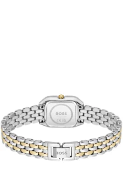 MAE PETITE Uhr mit grünem Zifferblatt und zweifarbigem Armband