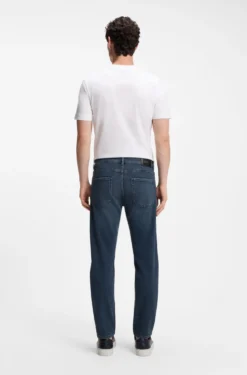 Maine blaue Regular-Fit Jeans aus bequemem Stretch-Denim