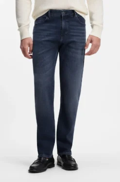 Maine Regular-Fit Jeans aus bequemem Stretch-Denim in Blau