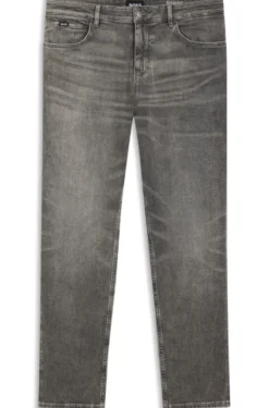 Maine Regular-Fit Jeans aus bequemem Stretch-Denim in Grau