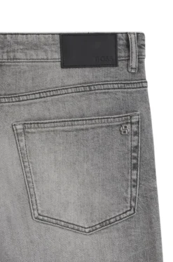 Maine Regular-Fit Jeans aus bequemem Stretch-Denim in Grau