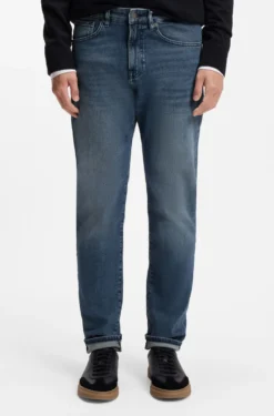 Maine Regular-Fit Jeans aus bequemem Stretch-Denim in Blau
