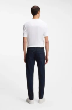 Maine Regular-Fit Jeans aus dunkelblauem Denim