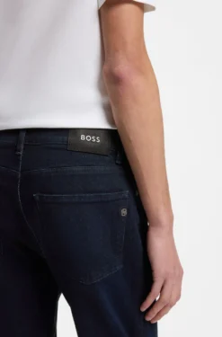 Maine Regular-Fit Jeans aus dunkelblauem Denim