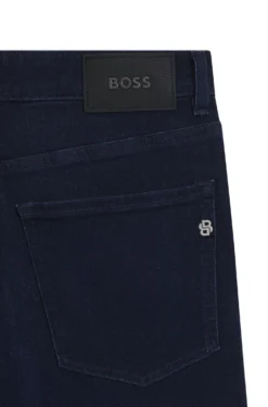 Maine Regular-Fit Jeans aus dunkelblauem Denim