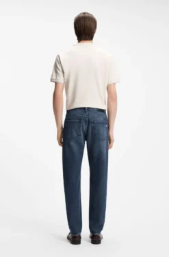 Maine Regular-Fit Jeans aus indigoblauem Denim