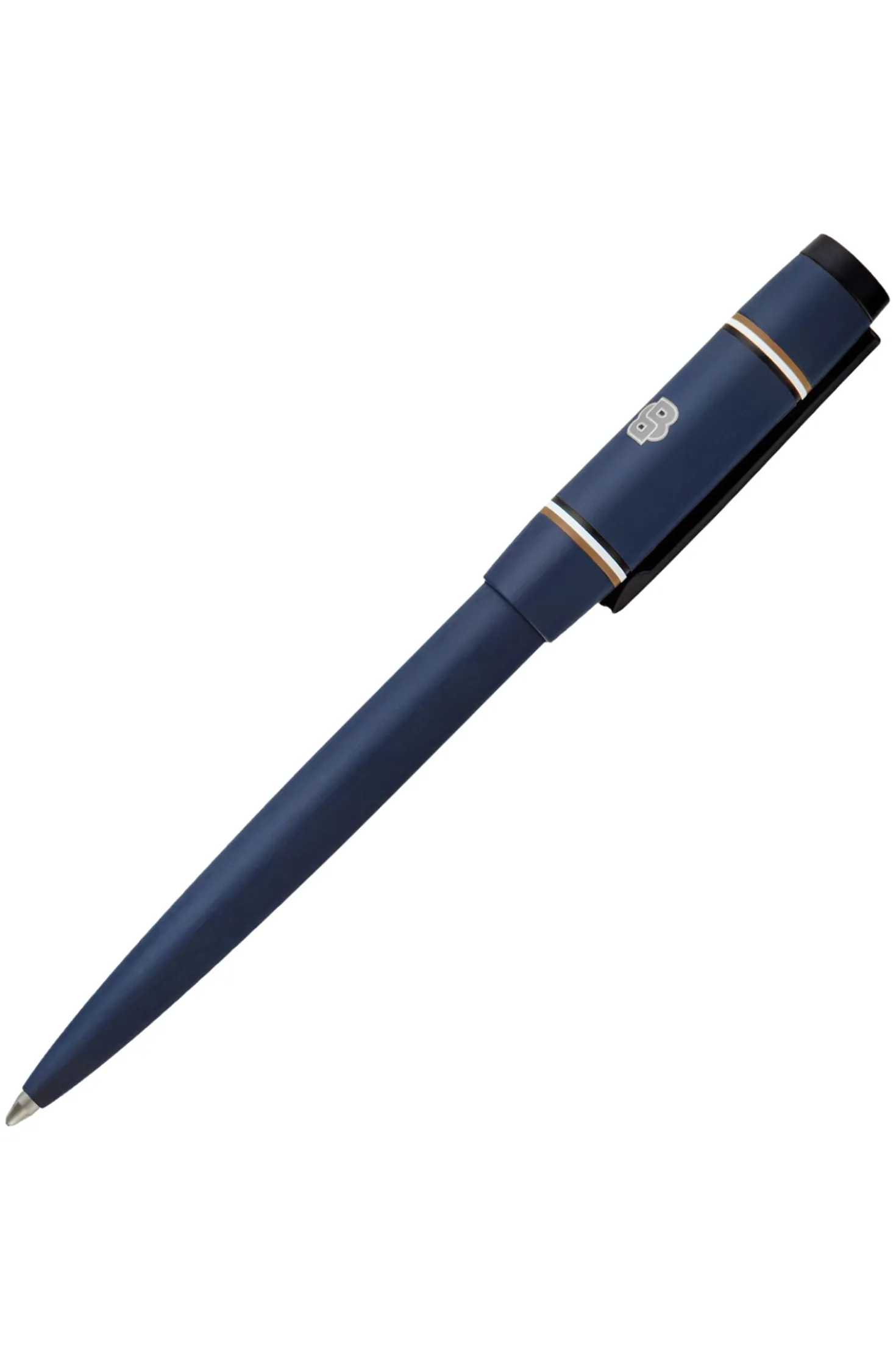 Marineblauer Kugelschreiber mit Double-B-Monogramm