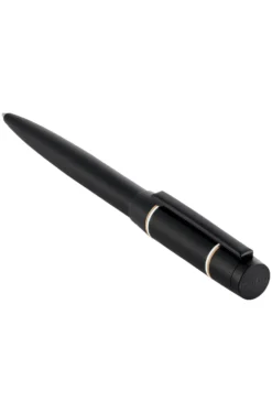 Mattschwarzer Kugelschreiber mit Double-B-Monogramm