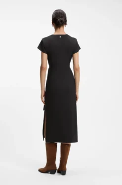 Midikleid aus Jersey mit Knoten