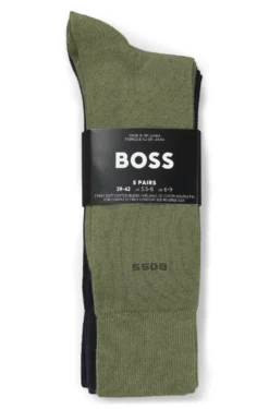 Mittelhohe Socken aus Baumwoll-Mix im Fünferpack