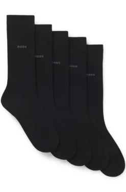 Mittelhohe Socken aus Baumwoll-Mix im Fünferpack