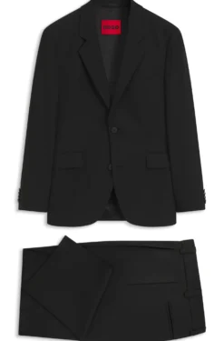 Modern-Fit Anzug im Stretch-Twill, zweiteilig