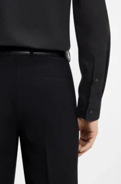 Modern-Fit Hemd aus bügelleichter Baumwoll-Popeline