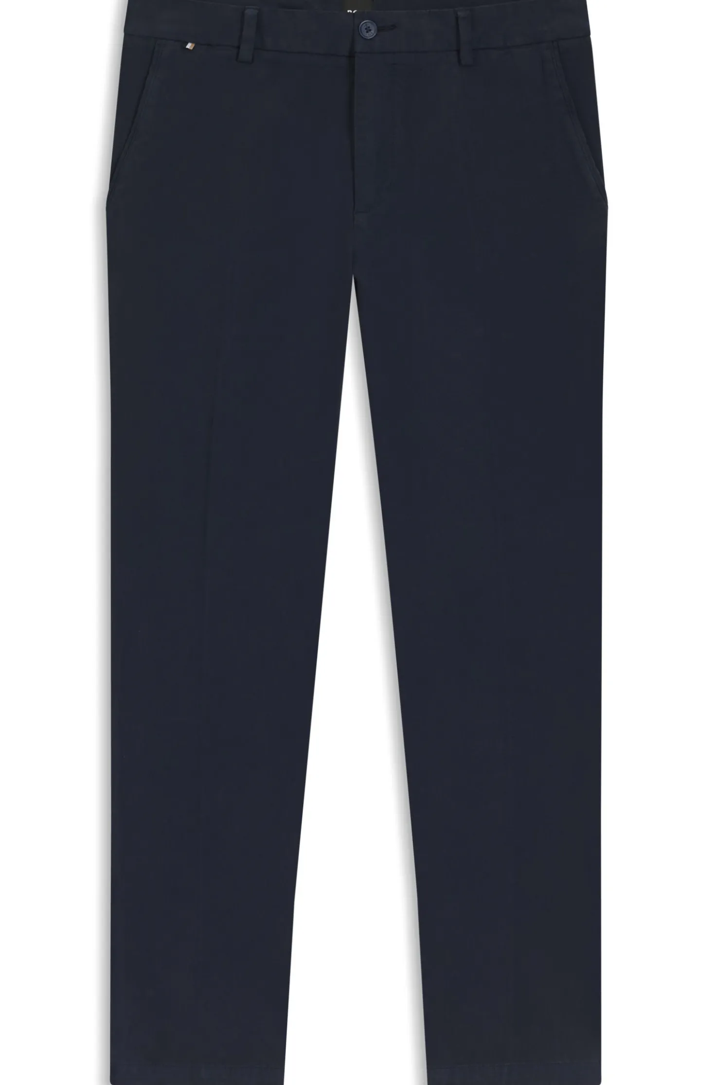 Modern-Fit Hose aus elastischer Baumwoll-Gabardine