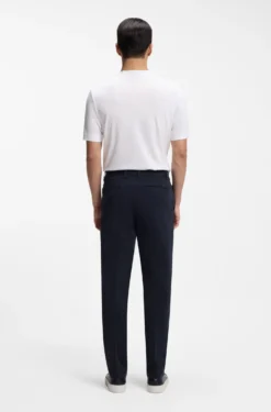 Modern-Fit Hose aus elastischer Baumwoll-Gabardine
