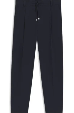 Modern-Fit Hose aus funktionalem Stretch-Seersucker