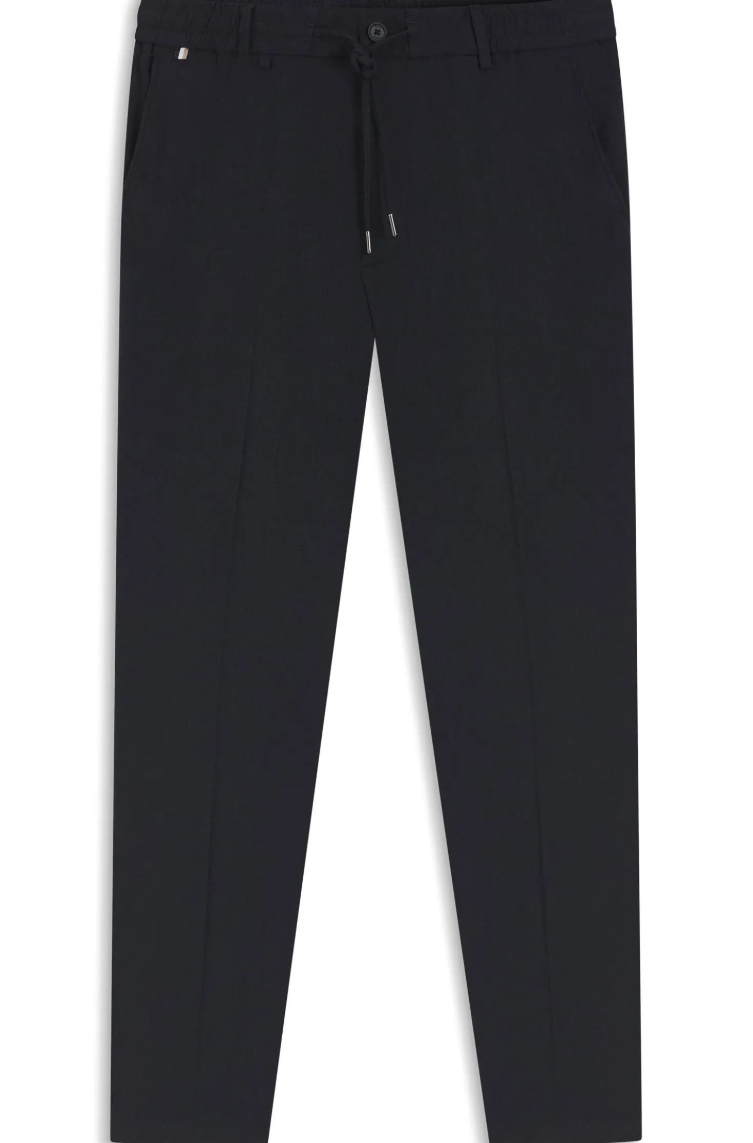 Modern-Fit Hose aus Leinen-Mix