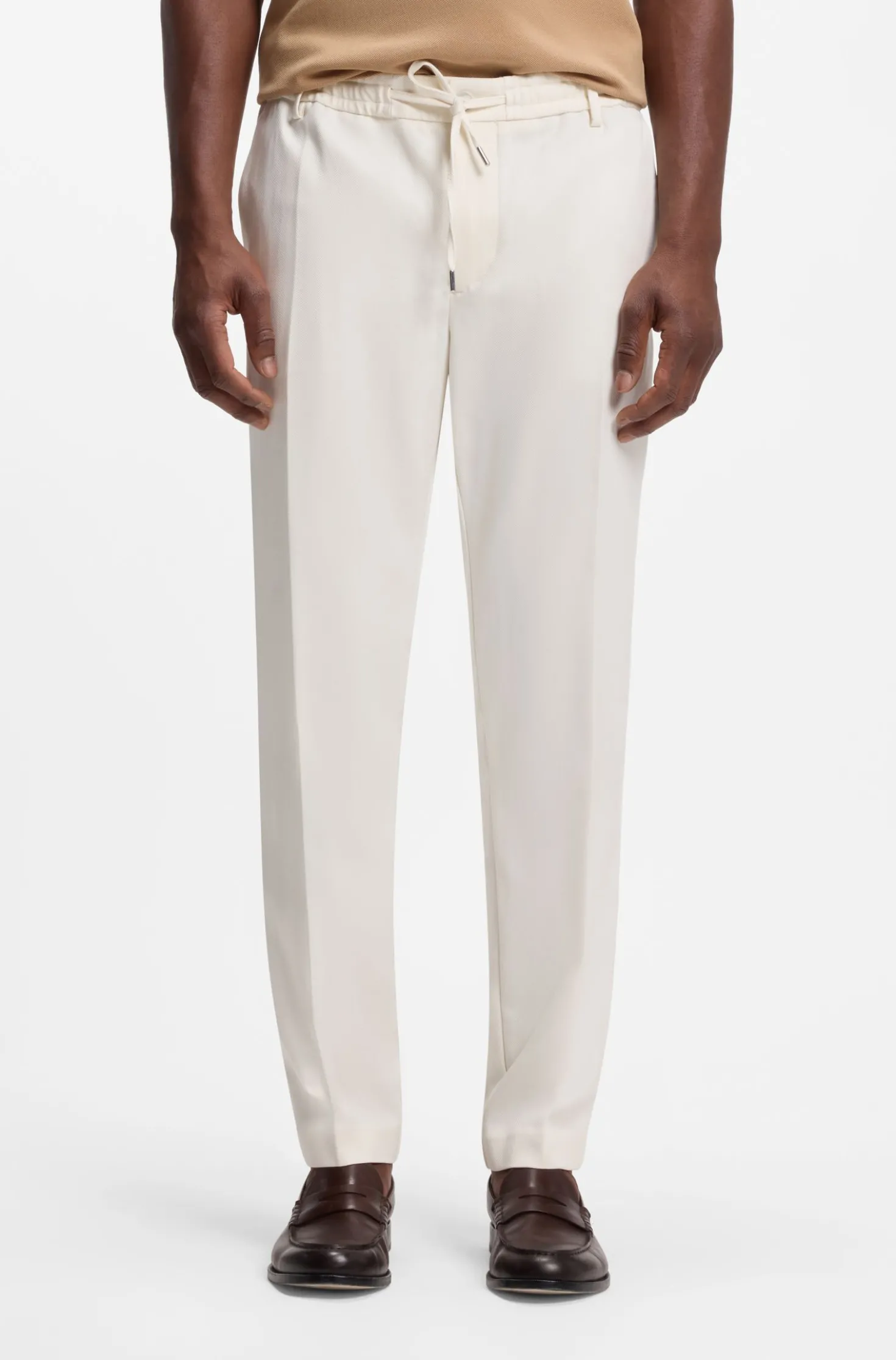 Modern-Fit Hose aus Stretch-Twill