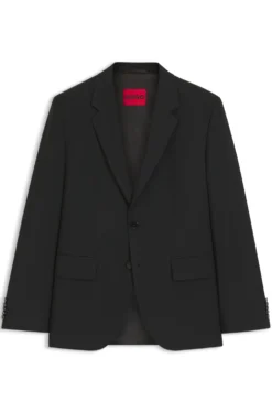 Modern-Fit Sakko aus elastischem Woll-Mix