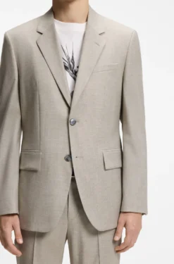 Modern-Fit Sakko aus Stretch-Twill