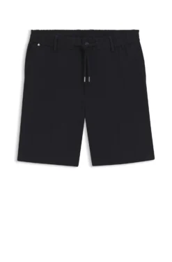 Modern-Fit Shorts aus Leinen-Mix