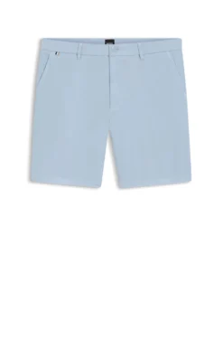 Modern-Fit Shorts aus Stretch-Baumwolle