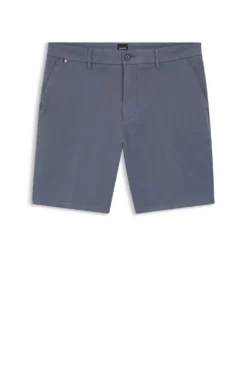 Modern-Fit Shorts aus Stretch-Baumwolle