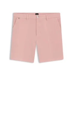 Modern-Fit Shorts aus Stretch-Baumwolle