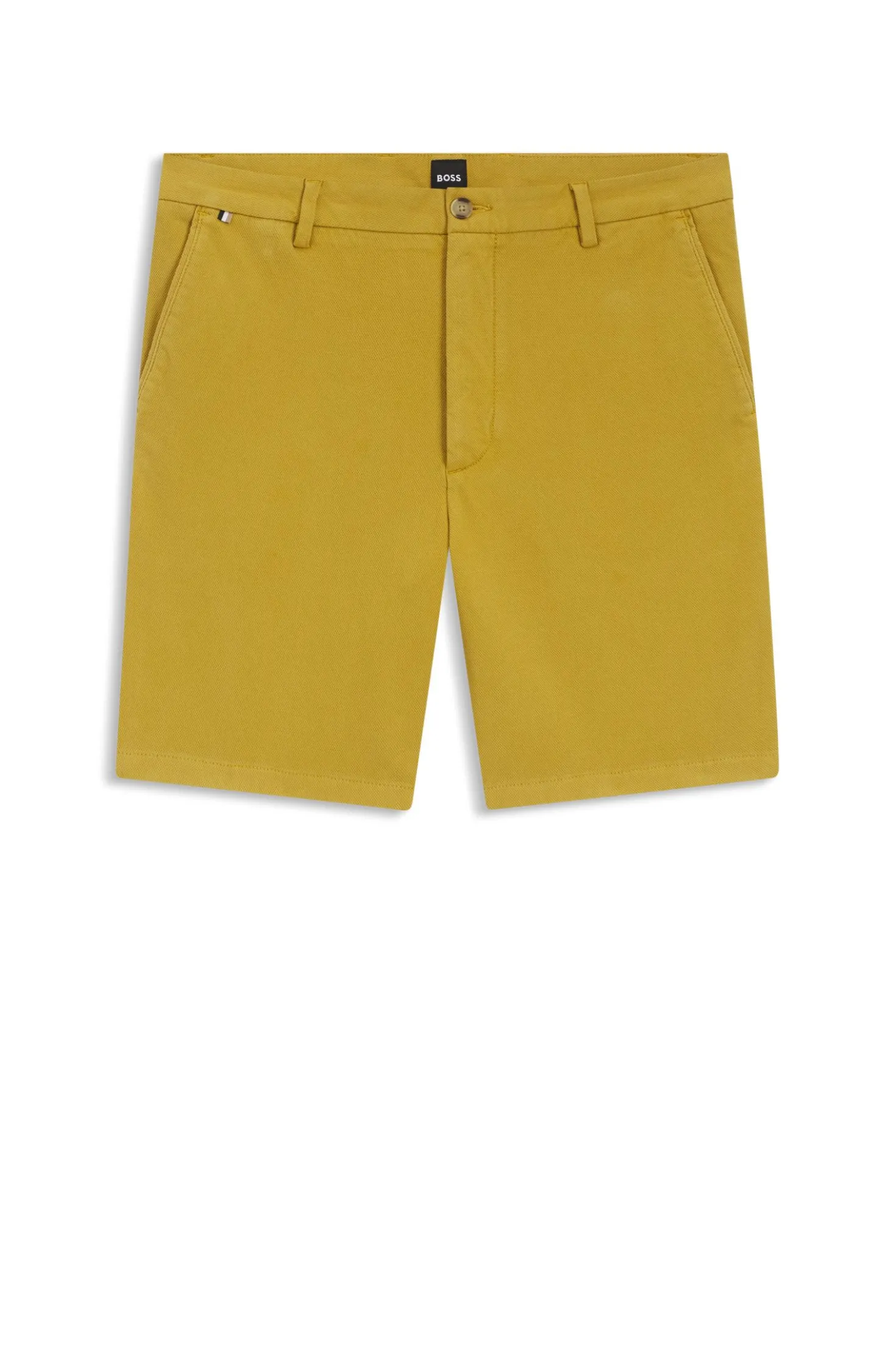 Modern-Fit Shorts aus Stretch-Baumwolle