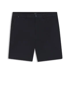 Modern-Fit Shorts aus Stretch-Baumwolle