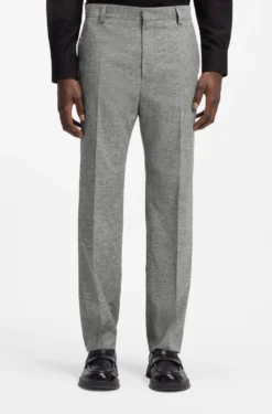 Modern-Fit Zweiteiler aus Sharkskin-Gewebe