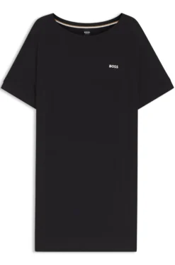Nachthemd aus Stretch-Jersey mit Logo-Print