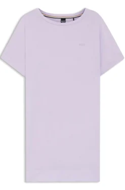 Nachthemd aus Stretch-Jersey mit Logo-Print