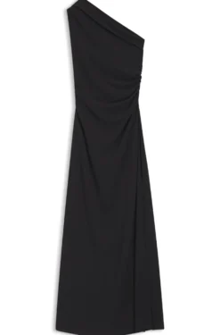 One-Shoulder-Kleid aus Stretch-Gewebe