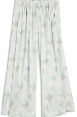 Oversized-Fit Hose mit weitem Bein und Blumenprint
