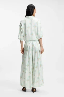 Oversized-Fit Hose mit weitem Bein und Blumenprint