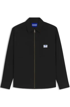 Oversized-Fit Overshirt aus Stretch-Baumwoll-Canvas