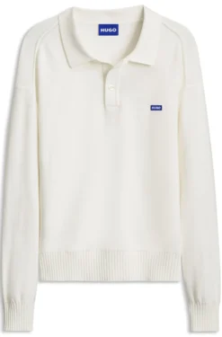Oversized-Fit Polopullover aus Baumwolle