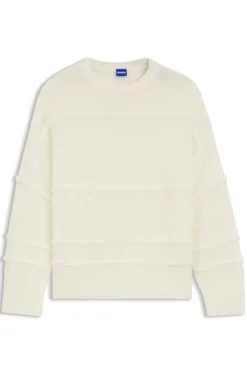 Oversized-Fit Pullover mit geschwungenen Linien