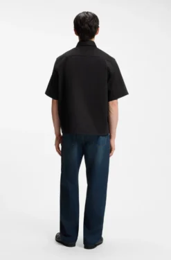 Oversized Hemd aus Baumwoll-Twill