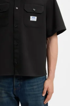 Oversized Hemd aus Baumwoll-Twill