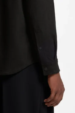 Oversized Hemd mit Logo-Stickerei