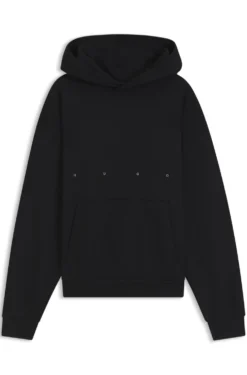 Oversized Hoodie aus Baumwoll-Terry mit Ballerina-Artwork