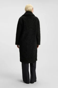 Oversized Mantel aus Kunstfell
