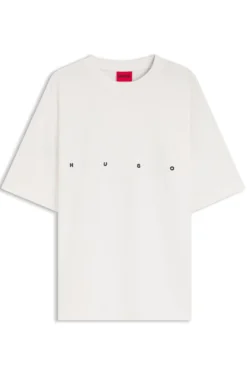 Oversized T-Shirt aus Baumwolle mit markantem Logo-Print