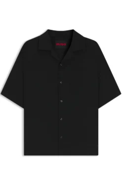 Oversized Twill-Hemd aus Woll-Mix