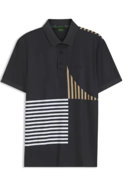 Paddy Active Poloshirt aus Stretch-Jersey mit digitalem Print