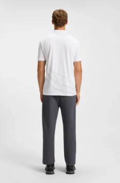 Paddy Poloshirt aus Baumwoll-Mix mit Artwork